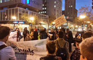 Market St Clears After Protest, Oakland Protestors Remain Downtown