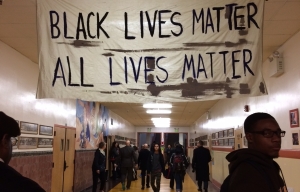 Father of Michael Brown Speaks with Students at Mission High School